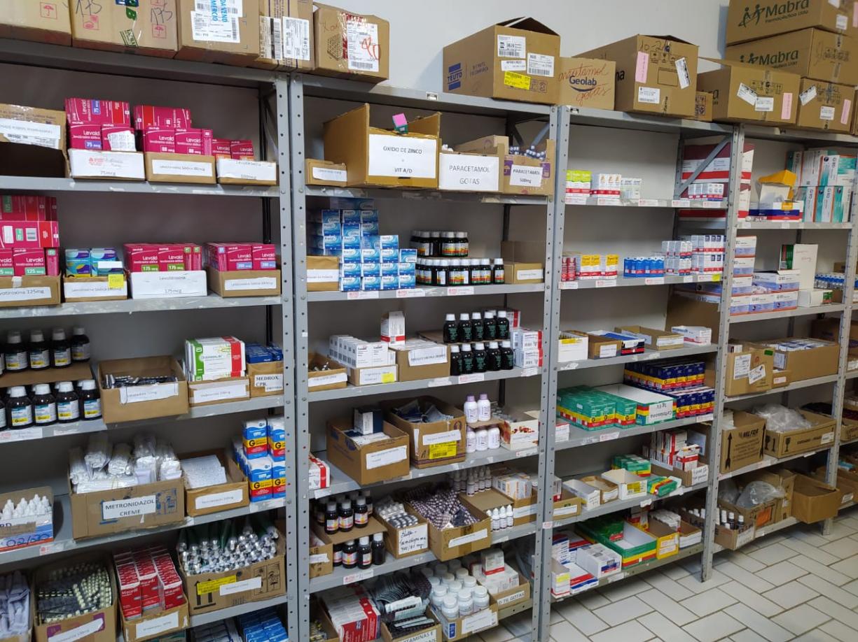 Prefeitura mantém em dia o estoque de medicamentos da Farmácia Municipal