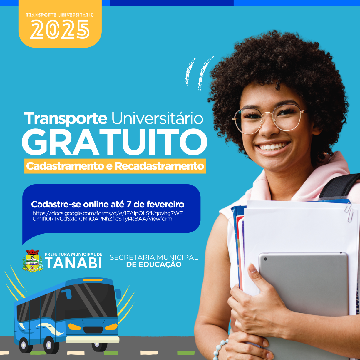 ATENÇÃO, UNIVERSITÁRIOS DE TANABI!