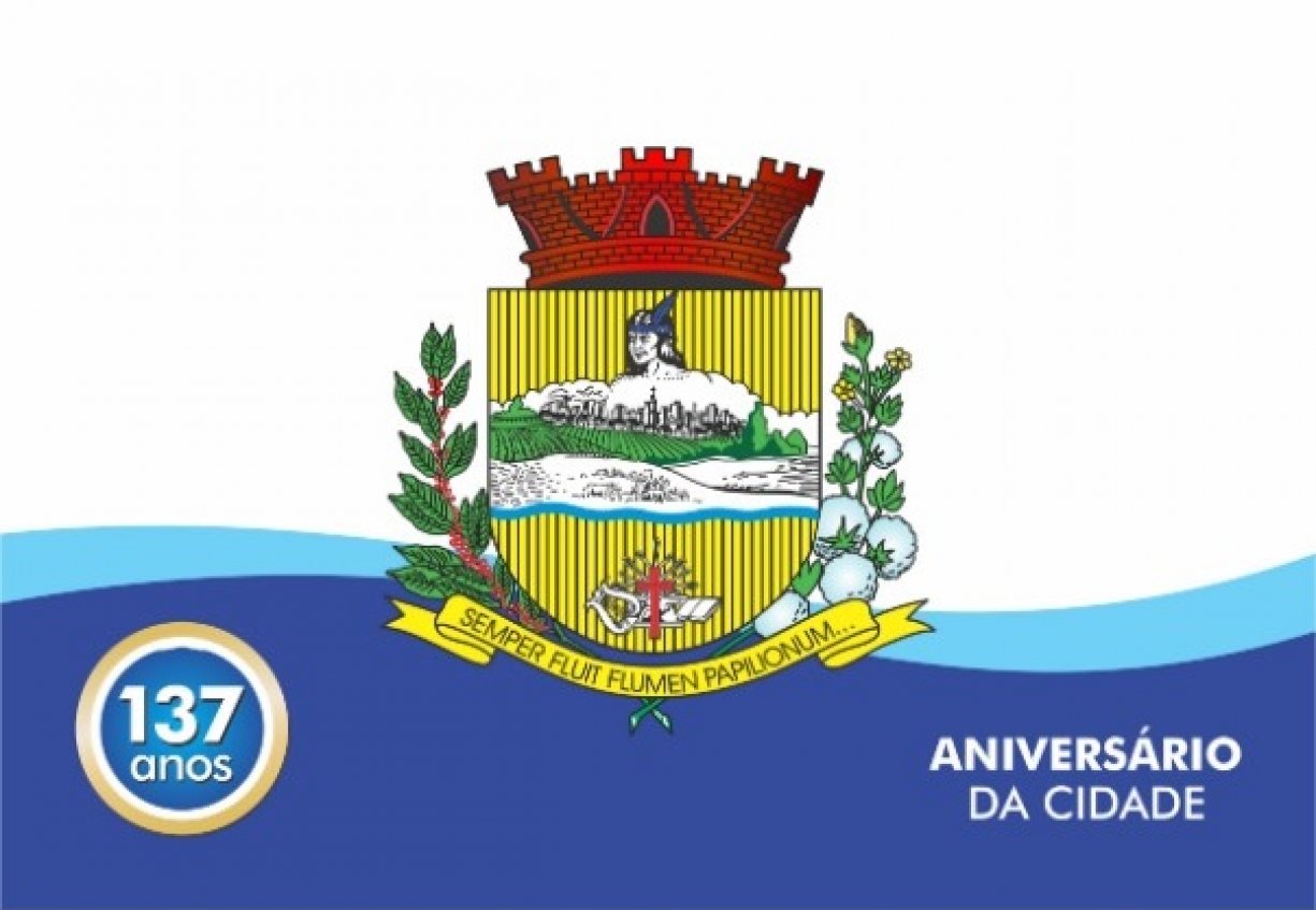CONVITE PARA OS FESTEJOS DE ANIVERSÁRIO DOS 137 ANOS DE TANABI