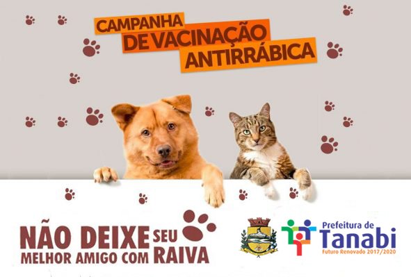 Começa nesta segunda-feira, dia 17, a Vacinação Antirrábica 2018