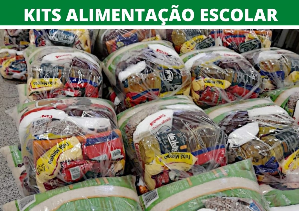 KITS ALIMENTAÇÃO SERÃO DISTRIBUÍDOS NA PRÓXIMA SEMANA 