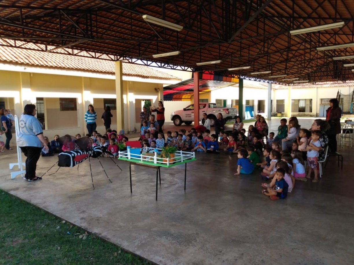 SUCEN Tanabi realiza palestra educativa de combate à dengue na CMEI Leonardo Balthazar Marão