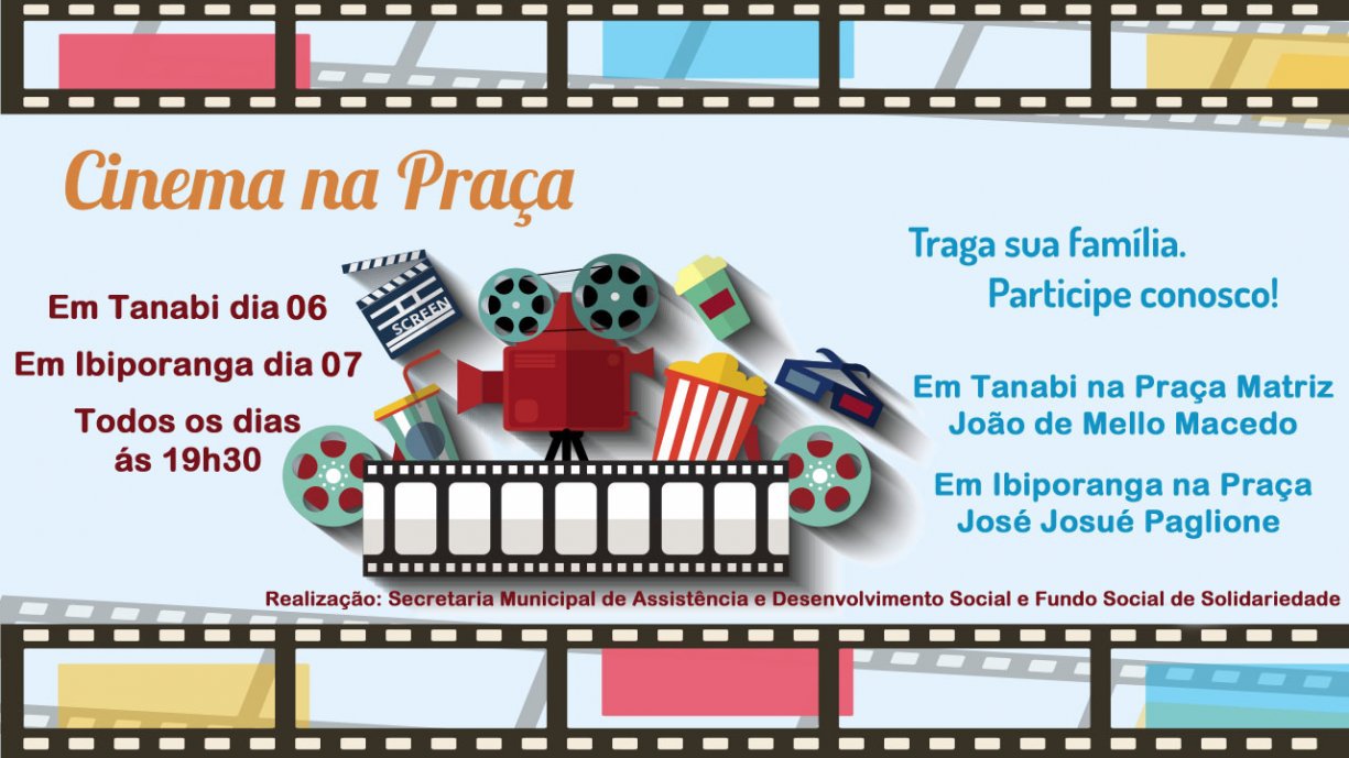 Prefeitura trás dia 06 e 07 cinema de graça para Tanabi e Ibiporanga