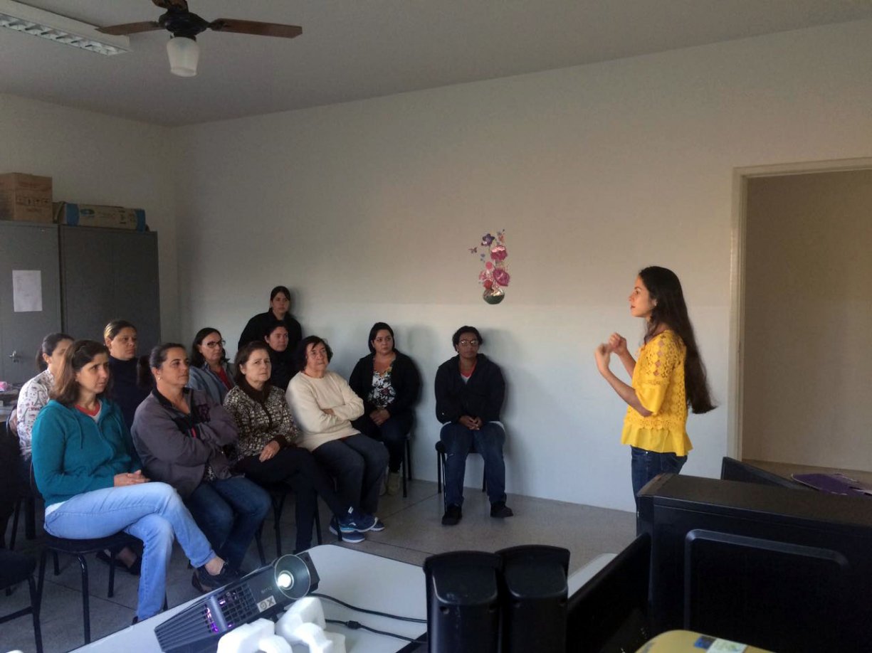 Saúde realizou palestra para os grupos de caminhada de nossa cidade