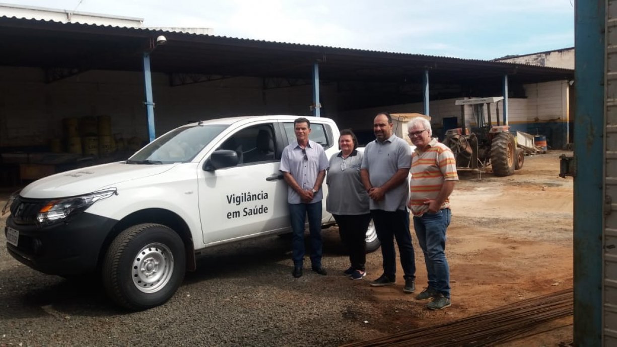 SUCEN de Tanabi recebe nova caminhonete para reforçar combate ao mosquito Aedes aegypti