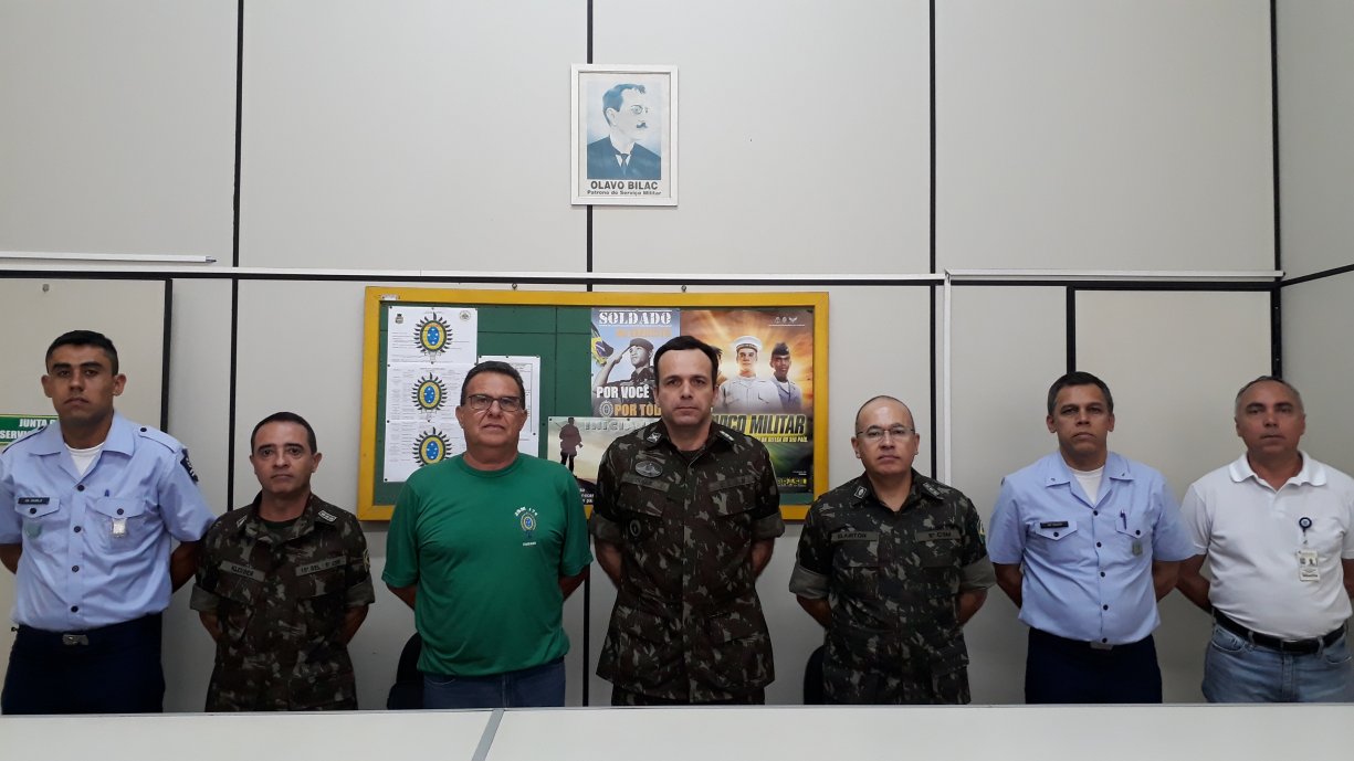 No último dia 25 a 174 Junta de Serviço Militar de Tanabi recebeu a visita do Coronel do Exército Duque