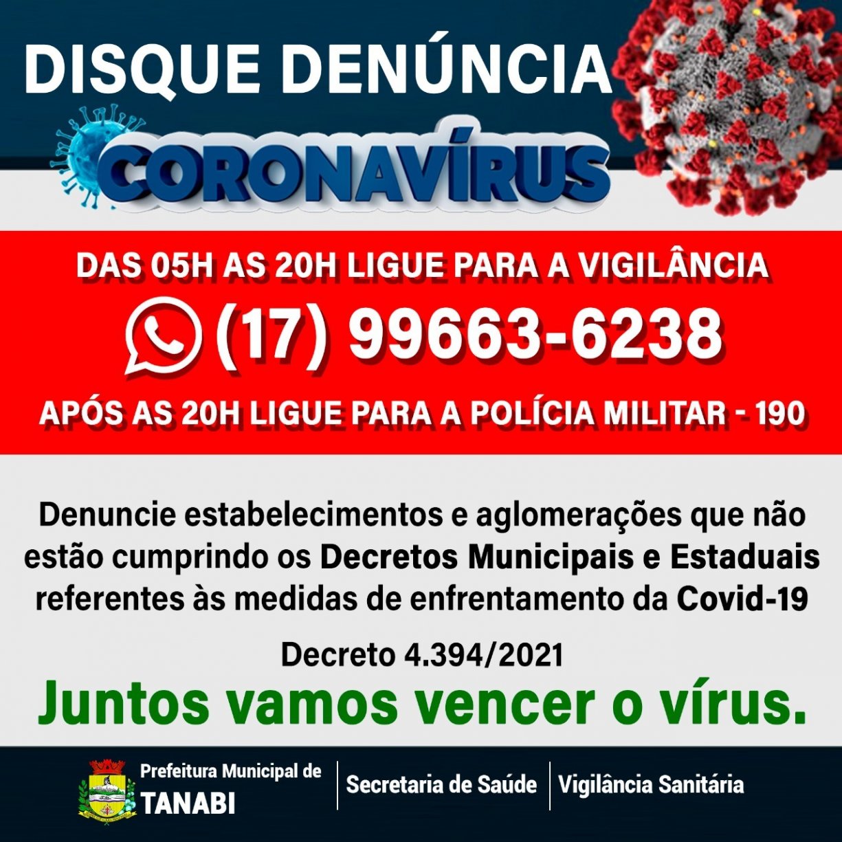 DISQUE DENÚNCIA! 