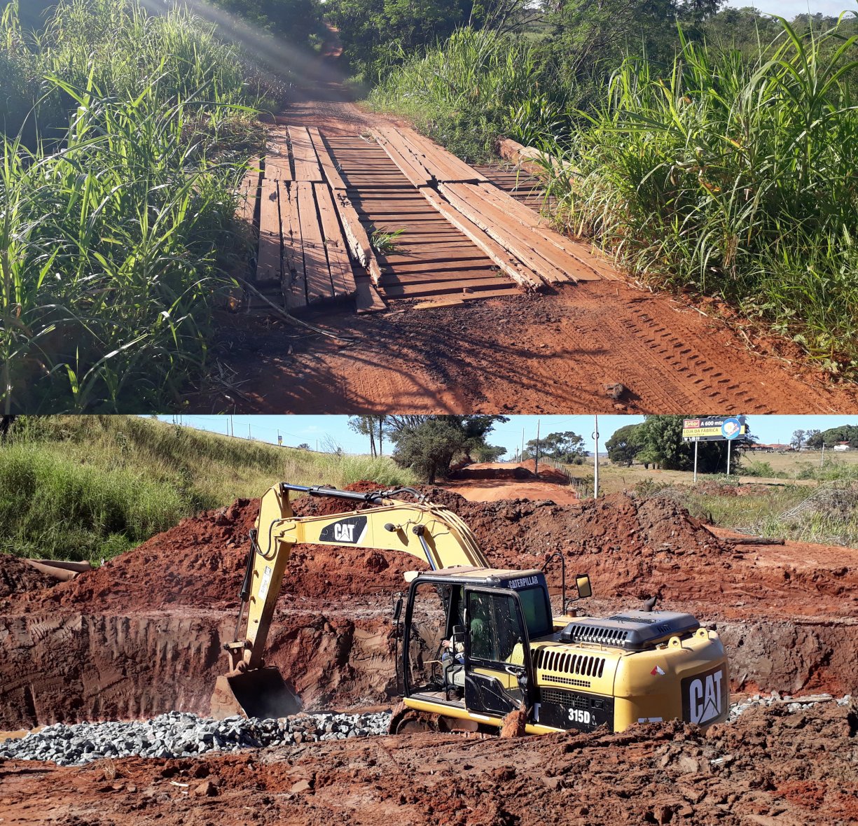 Obras de construção da nova ponte sobre o Córrego do Bacuri na Avenida Domingos Galego Dias já começaram
