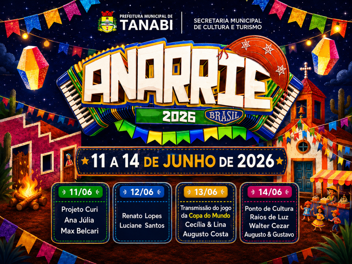 Anarriê 2026 terá quatro dias de festa, música e tradição em Tanabi