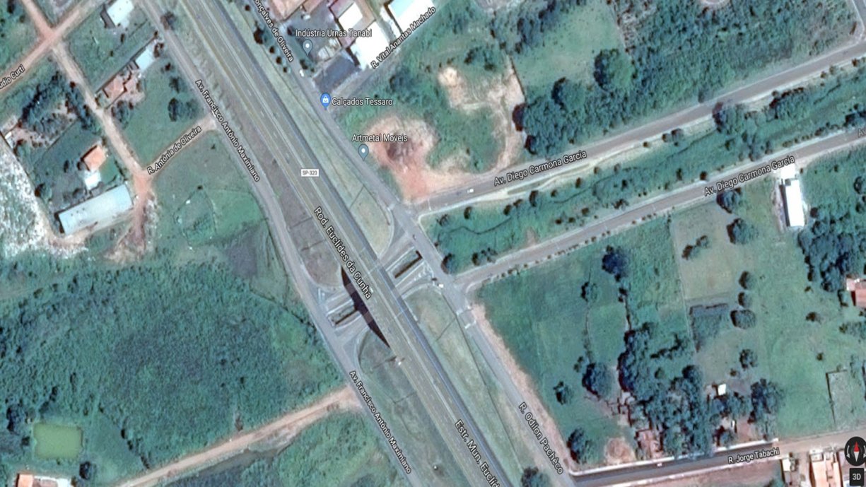 DER abre licitação para elaboração de projeto para construção de rotatória na Euclides da Cunha com a Diego Carmona
