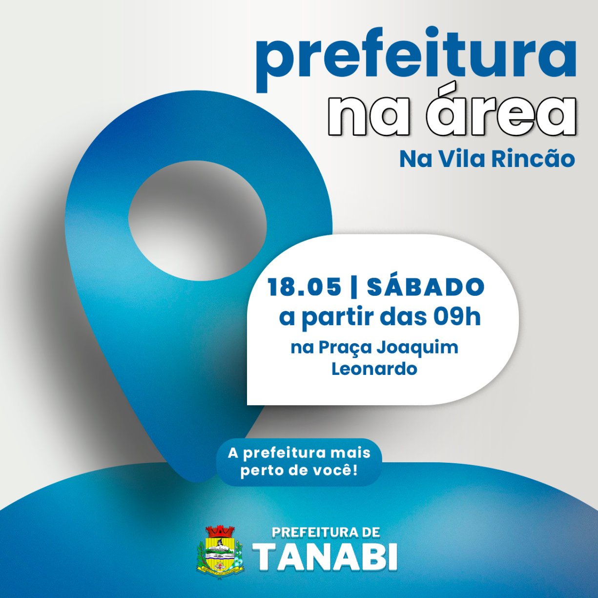 Venha participar do Prefeitura na Área na Vila Rincão