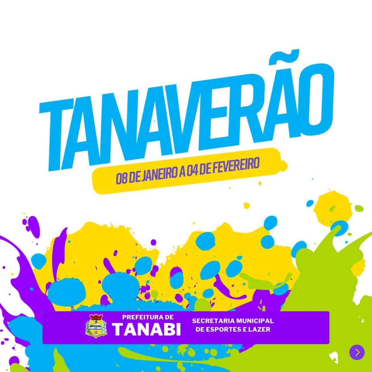 Prefeitura e Secretaria de Esportes e Lazer anunciam a 6ª edição do projeto Tanaverão