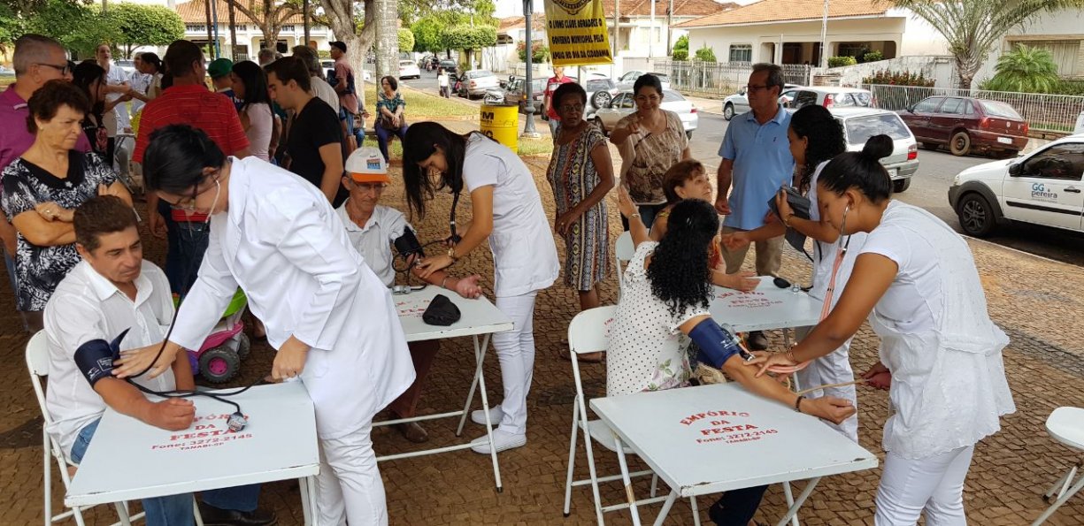Secretaria Municipal de Saúde participou do Projeto “Cidadania em Ação” realizado pelo Lions de Tanabi no último sábado