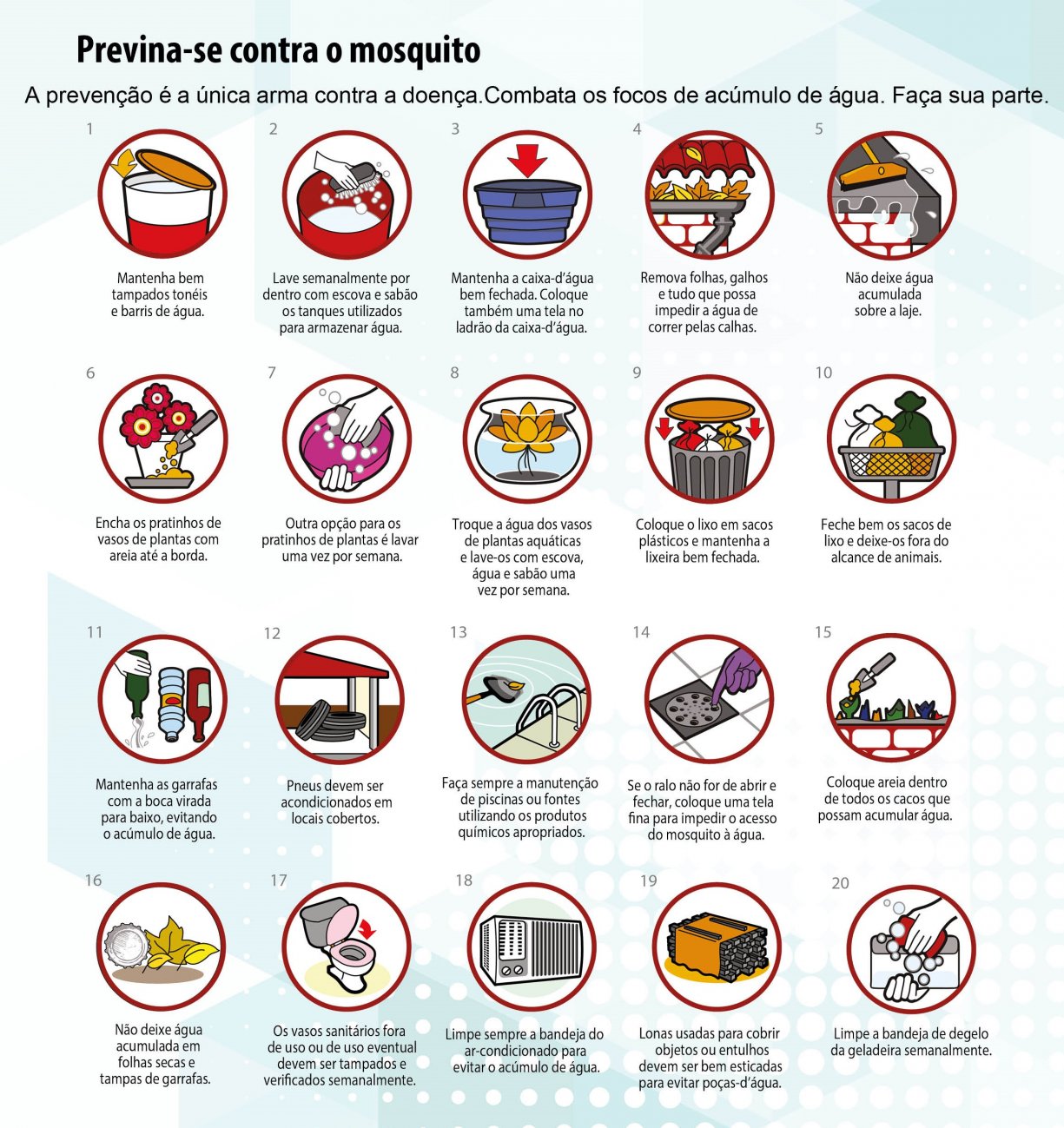 TODOS JUNTOS CONTRA O AEDES AEGYPTI: FAÇA A SUA PARTE NO COMBATE A DENGUE!