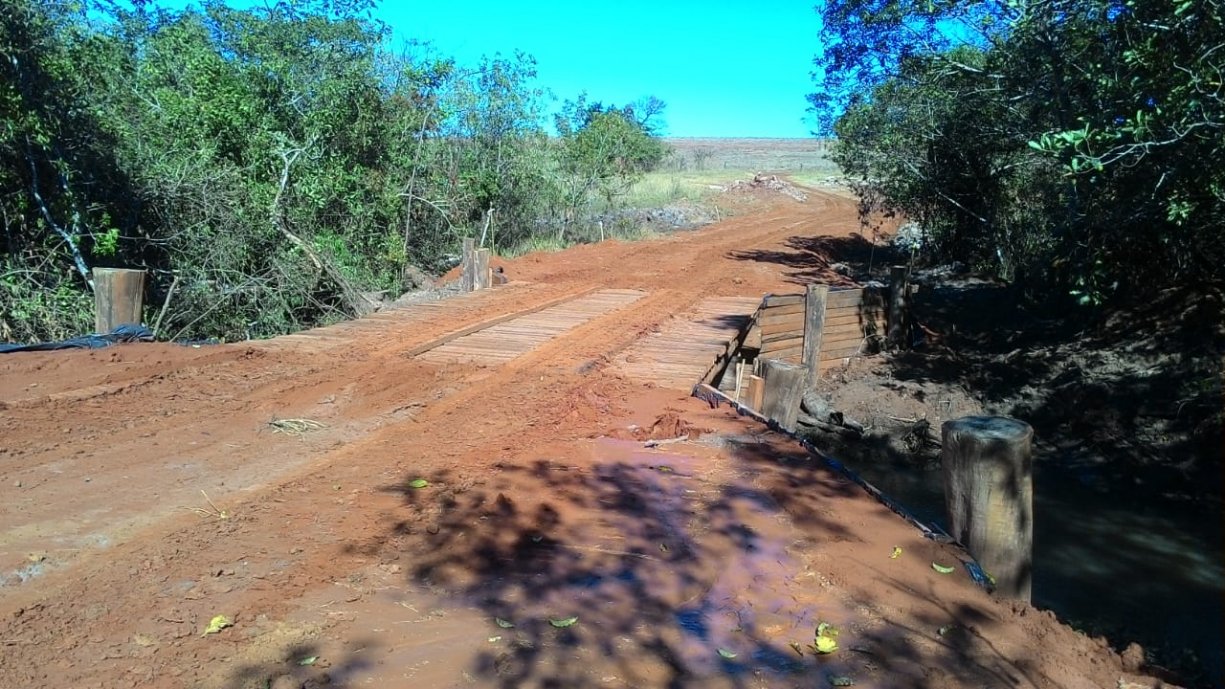 Estrada municipal que liga os bairros do Ecatu e Rincão, desativada há quase 20 anos, está novamente aberta ao tráfego de veículos